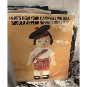 Campbell Kid Doll CRAFT KIT 1980 Campbell Soup Company Soup Label Promotional